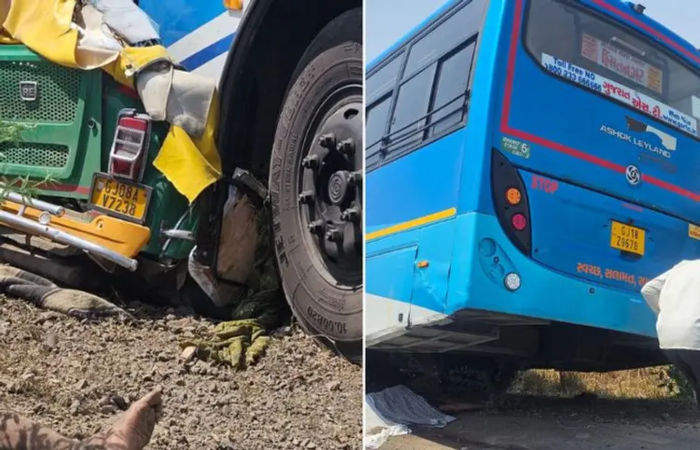 Six die after auto rickshaw collides with GSRTC bus in Radhanpur
