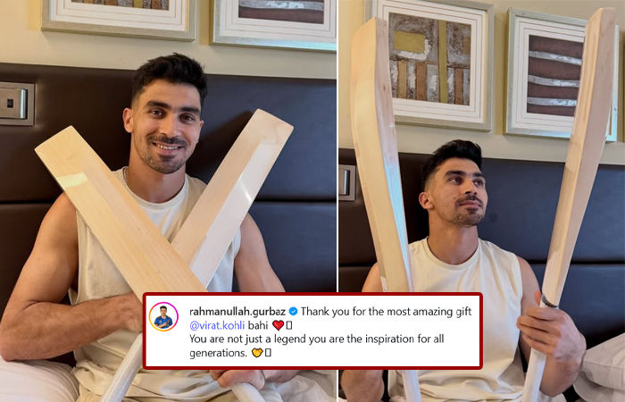 અમદાવાદમાં તોફાની બેટિંગ કરનાર અફઘાની બેટર પર વિરાટ ફિદા, સૌથી કિંમતી વસ્તુ ભેટ કરી 1 - image