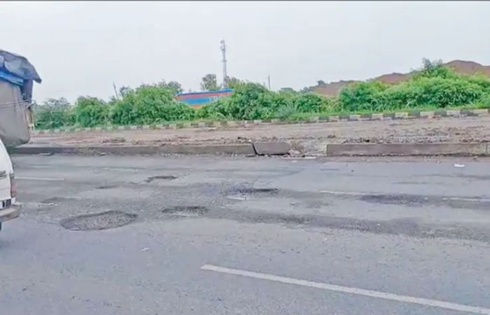 Potholes traffic chaos take over Saurashtra Ahmedabad route in monsoon