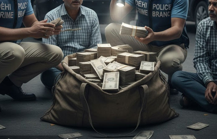 દિલ્હીમાં દરોડા દરમિયાન 2016માં બૅન 500-1000ની નોટના ઘણા બંડલ મળ્યાં, ચારની ધરપકડ 1 - image