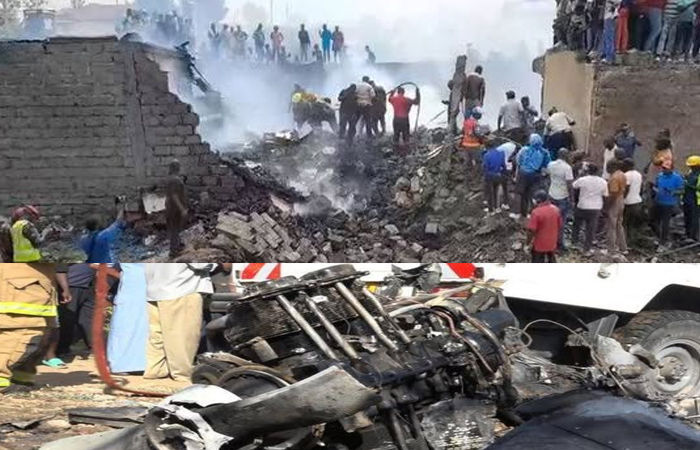 કેન્યામાં પ્લેન ક્રેશ થતાં 6 લોકોના મોત, શાળા પર ખાબકી એર એમ્બ્યુલન્સ 1 - image