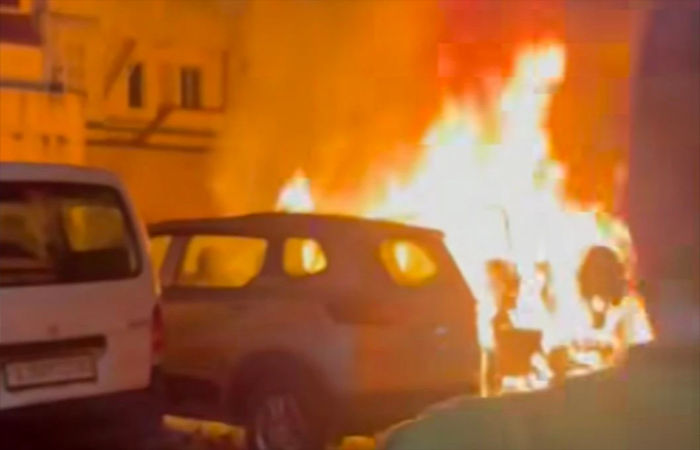 વડોદરાના વારસિયાની અંબિકા નગર સોસાયટીના પ્લોટમાં પાક કરેલી ત્રણ કાર આગમાં લપેટાઈ 1 - image