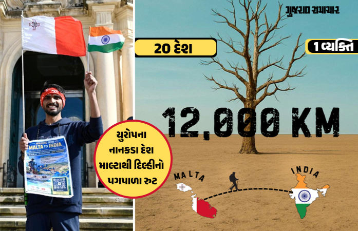 ભાવનગરના યુવકનું અનોખું સાહસઃ ક્લાઈમેટ ચેન્જ અવેરનેસ માટે શરૂ કરી 12 હજાર કિ.મી.ની સાહસયાત્રા 1 - image