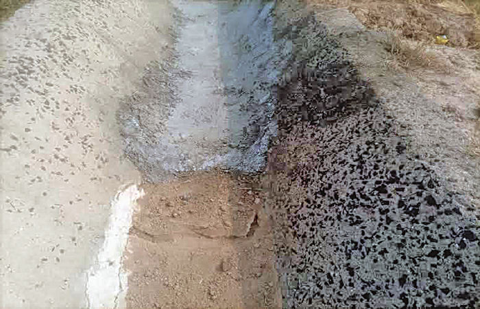 બામણવા માયનોર કેનાલના રિપેરિંગમાં હલકી ગુણવત્તાની ફરિયાદો 1 - image