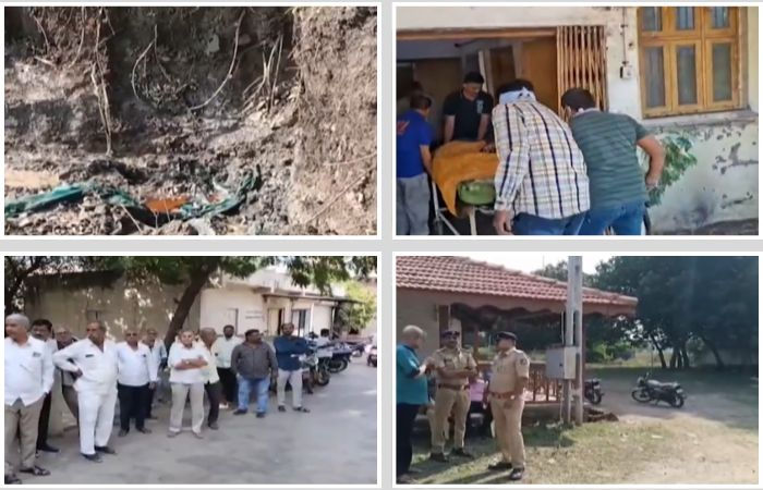 ભાવનગર હત્યાકાંડનો ભેદ ઉકેલાયો: પત્ની-બાળકોની લાશ પથ્થર બાંધી દાટી હતી, ફોરેસ્ટ અધિકારી પતિની ધરપકડ 3 - image