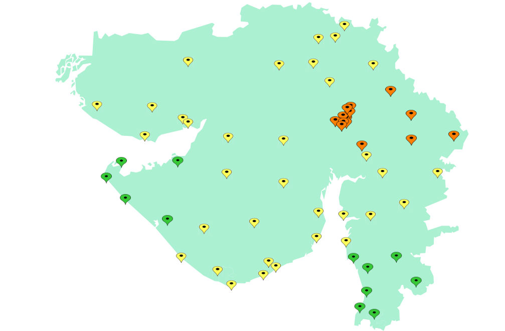 હવામાન વિભાગનું નાઉકાસ્ટ: અમદાવાદ સહિત કુલ 7 જિલ્લાઓમાં ઑરેન્જ ઍલર્ટ, 19માં યલો ઍલર્ટ 3 - image