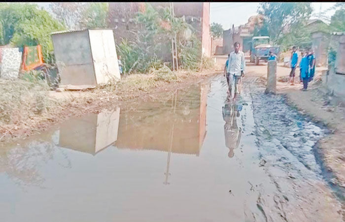 લખતરના માલીકા ગામનાં પ્રવેશ દ્વારે ગંદકીનું સામ્રાજ્ય 1 - image