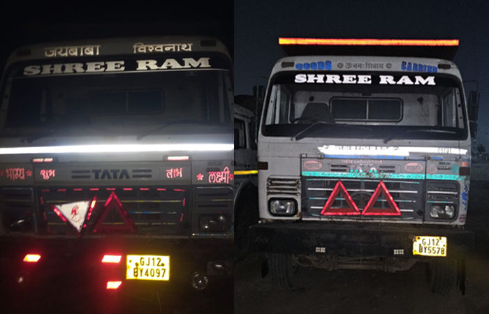 પૂર્વ કચ્છ ખાણ ખનીજ વિભાગનો સપાટો- એક સાથે 3 દરોડા પાડયા 1 - image