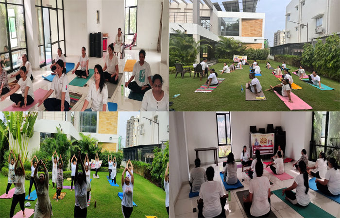 યોગ પ્રત્યે જાગૃતિનો પ્રયાસ : વડોદરામાં મહિલાઓ કરી રહી છે નિયમિત યોગ 1 - image