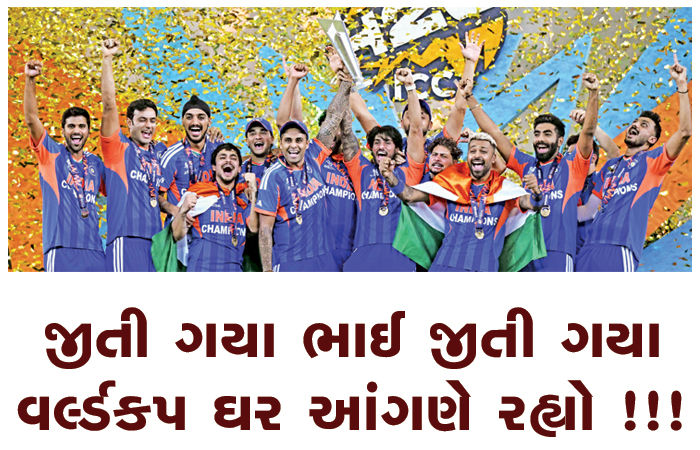 જીતી ગયા ભાઈ જીતી ગયા : વર્લ્ડકપ ઘર આંગણે રહ્યો !!! 1 - image