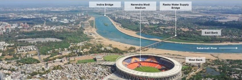 સાબરમતી રિવરફ્રન્ટ ફેઝ-ટુ: શાહીબાગ ડફનાળાથી ઇન્દિરા બ્રિજ સુધીના બંને રોડ જાન્યુઆરી સુધીમાં બની જશે 3 - image