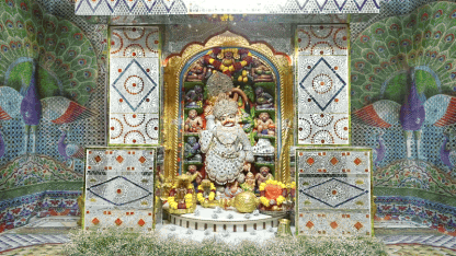 VIDEO: સાળંગપુરધામમાં શ્રી કષ્ટભંજનદેવ હનુમાનજીને 15 કિલોના હીરાજડિત ચાંદીના વાઘાનો દિવ્ય શણગાર 1 - image