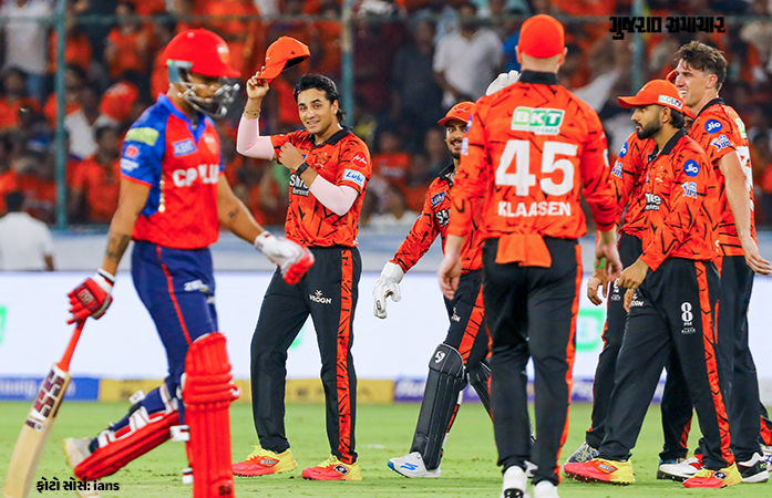 IPL 2026: હૈદરાબાદે પંજાબને 33 રને માત આપી, કોનલીની સદી એળે ગઈ, પોઈન્ટ ટેબલમાં ટોચ પર પહોંચ્યું SRH 1 - image