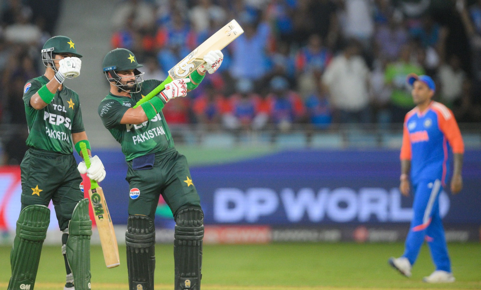 Pak opener Sahibzada Farhan celebrates fifty versus India with gunfire gesture video goes viral