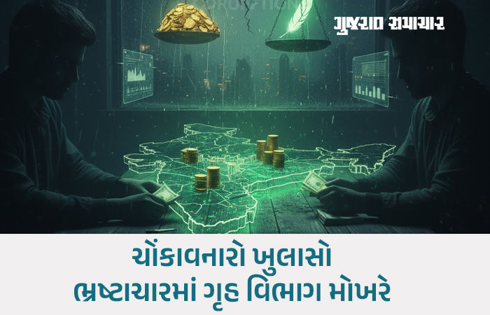 આ કેવું ભ્રષ્ટાચારમુક્ત ગુજરાત? લાંચિયા અધિકારીઓએ 9 કરોડ રૂપિયાની લાંચ લીધી 1 - image