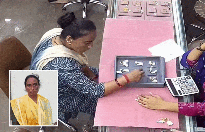 અમદાવાદ: ગ્રાહક બની સોનાના દાગીના ચોરતી શાતિર મહિલાને પોલીસે ઝડપી પાડી, ચાર ચોરીનો ભેદ ઉકેલાયો 1 - image