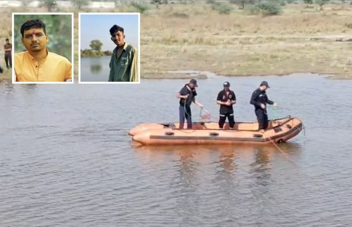 વડોદરામાં ડૂબવાની બે ઘટના: આલમગઢ તળાવમાં બે યુવકો અને શિનોરમાં પરિક્રમાવાસી નર્મદામાં ડૂબ્યા 1 - image